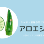 人気沸騰！アロエジェルがスキンケアとして優秀すぎ
